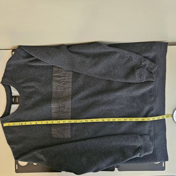 A24 Studios Pullover Sweatshirt Patch Logo Crewneck Dark Gray | Men Large - Picture 6 of 16